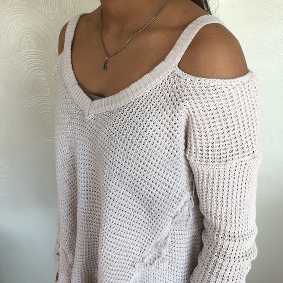 Free People Moonshine Cold Shoulder Sweater - Picture 5 of 7